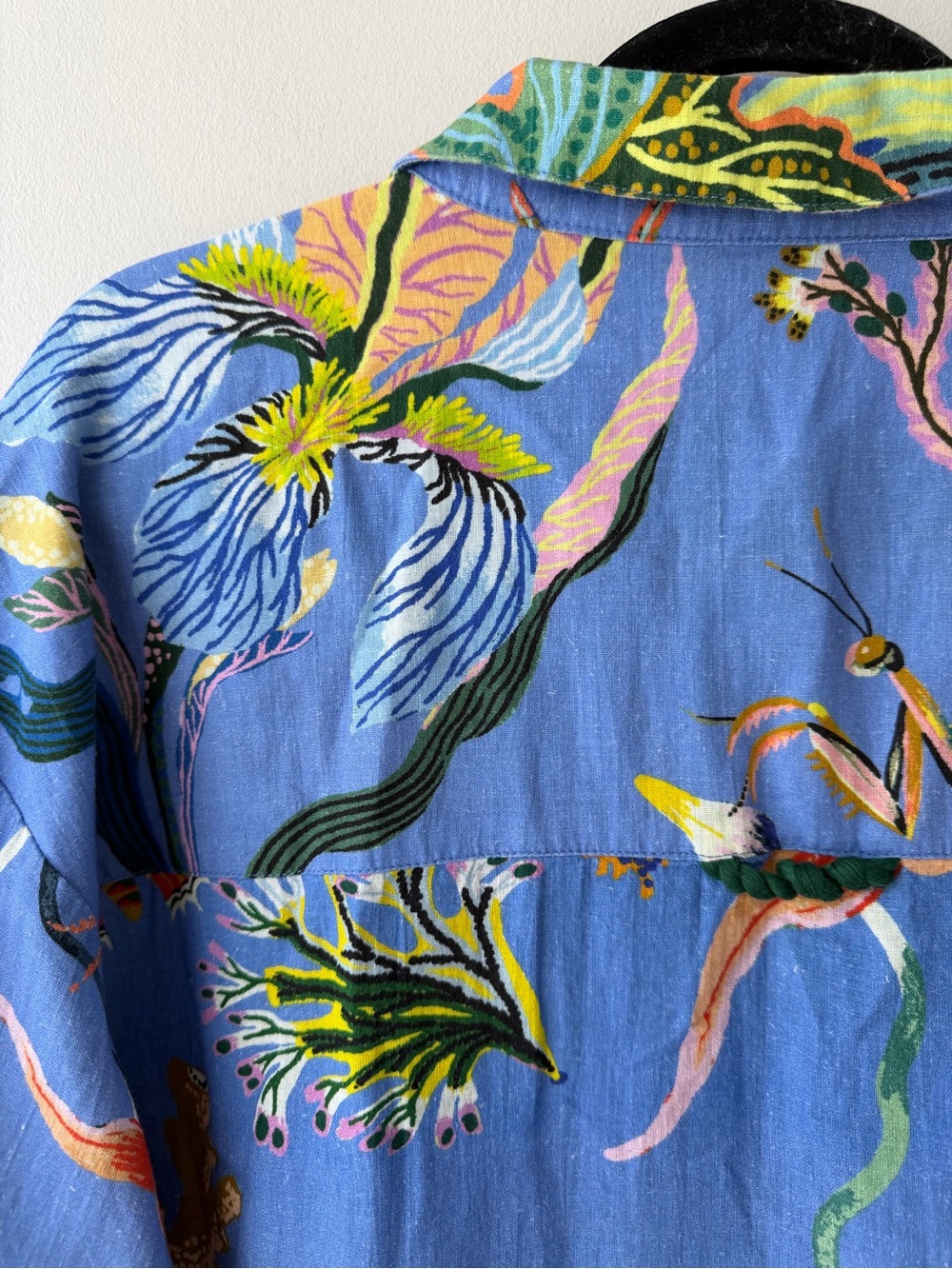 Anthropologie Celandine x Sarah Gordon Linen Blend Buttondown Shirt NWT - Picture 5 of 6